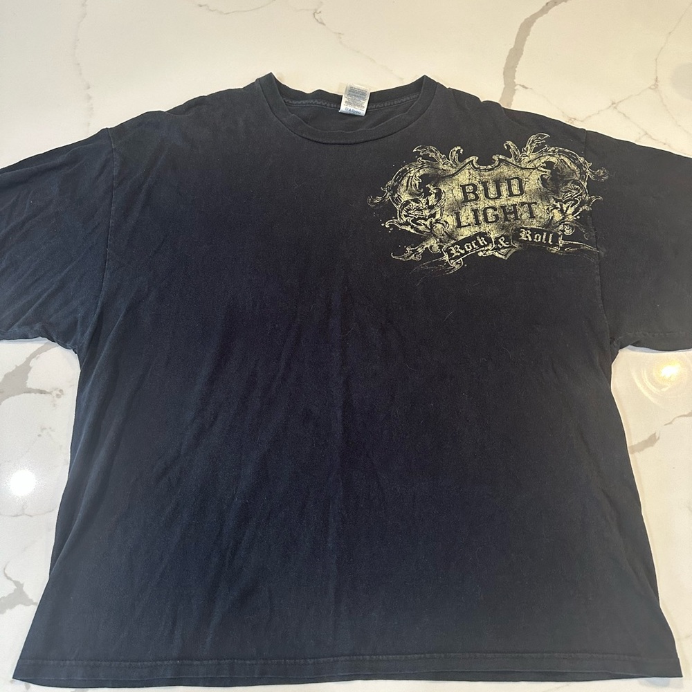 Bud Light Rock & Roll Delta Pro Weight Shirt-Size 2XL